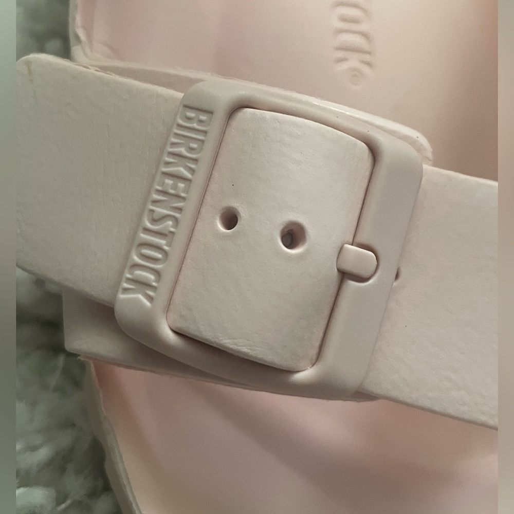 Birkenstock Arizona Stealth Buckle Sandals in Light Rose Size 41 - Picture 10 of 12